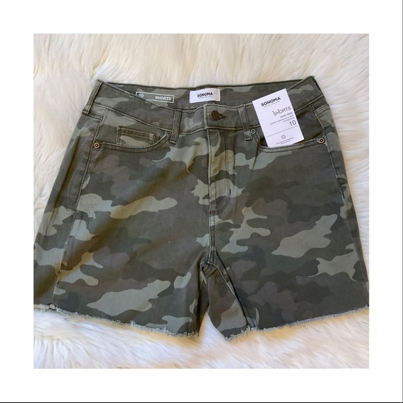 Sonoma Pants - Sonoma Camo Denim Shorts - NWT - Size 10